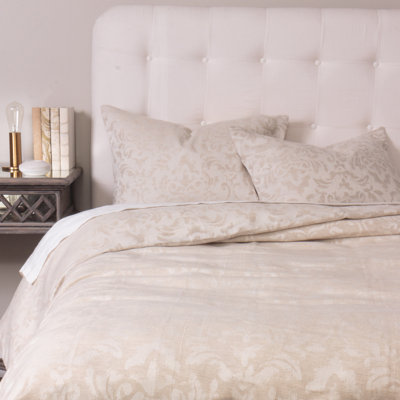 Olivia Ivory Standard Cotton Duvet Cover
