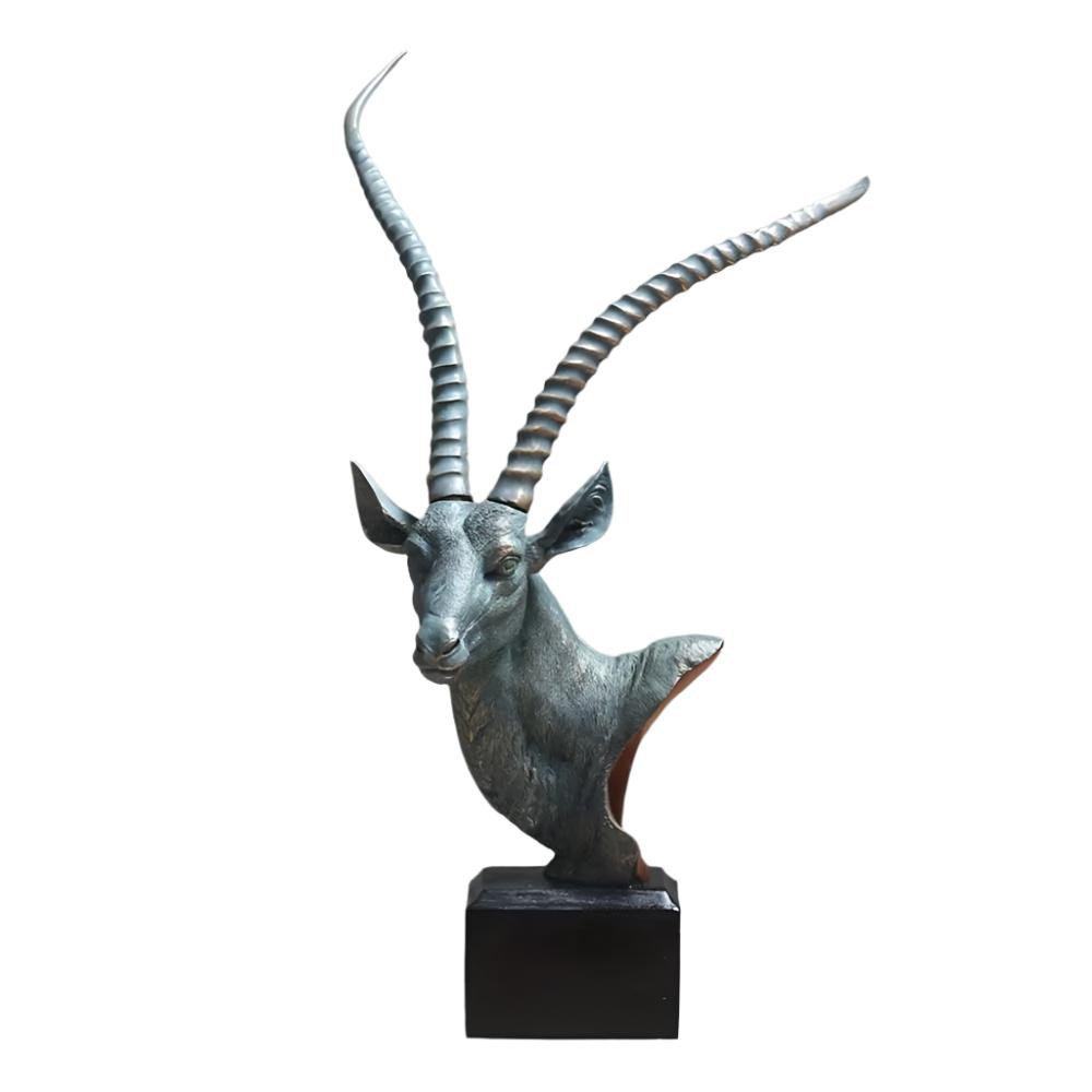 Antelope Head Sculpture