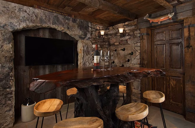 Valley View Log - Dining - Timberhaven