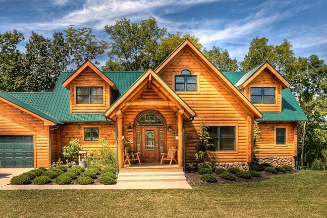 Hochstetler Log Homes-4