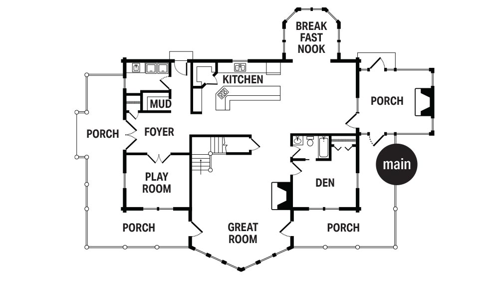 Diamond Main Floor Plan