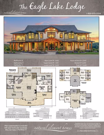 The Eagle Lake Lodge plan