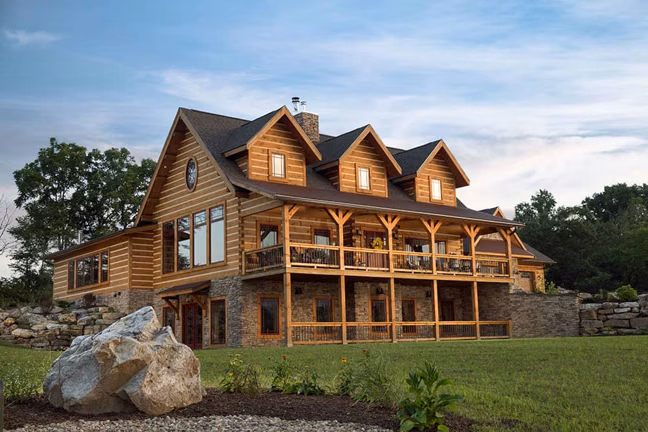 Pleasant Grove Log - Exterior 2 - Timberhaven