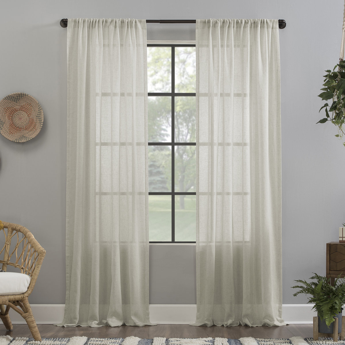 sheer curtain