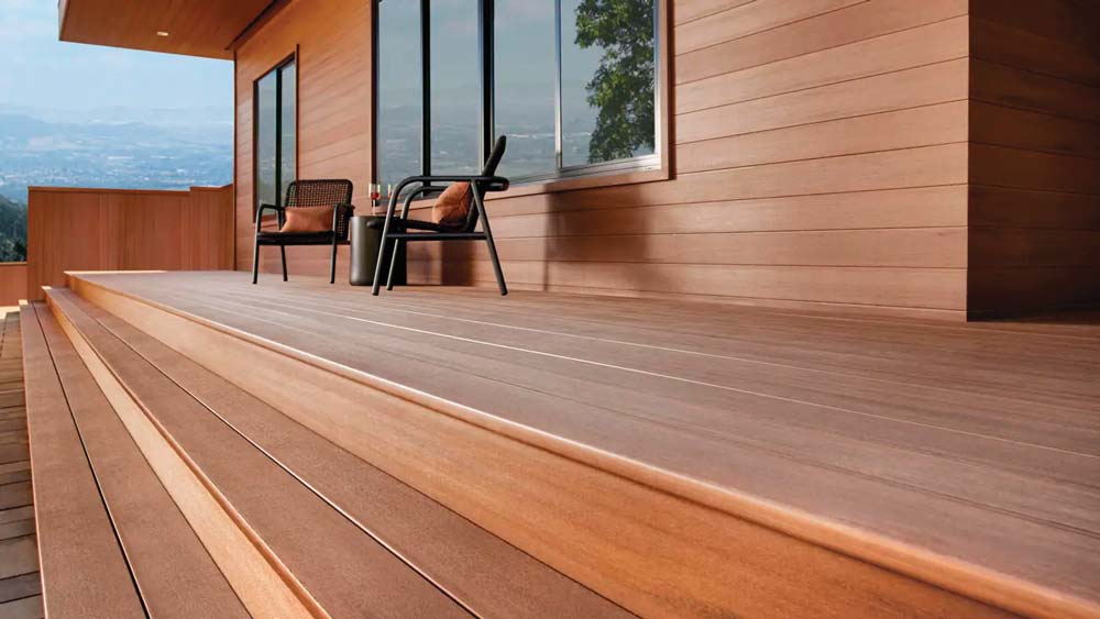 Timbertech Inspiration Advanced Pvc Vintage Mahogany Decking