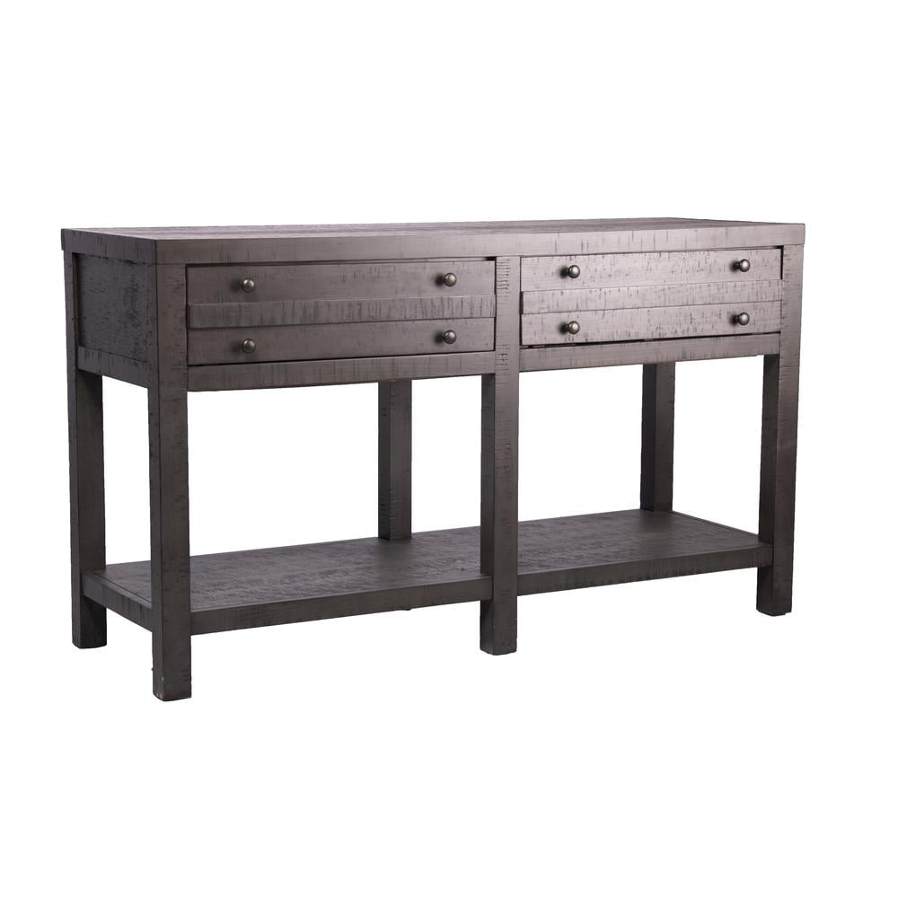 console table with drawers