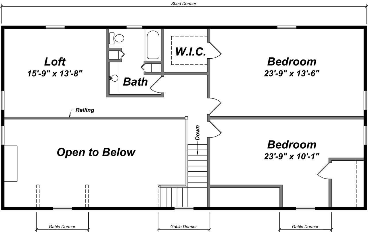 Wolfe Run Upper Floor Plan